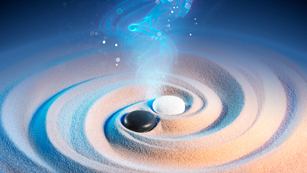 Shutterstock Zen Sand YinYang Swirl 3