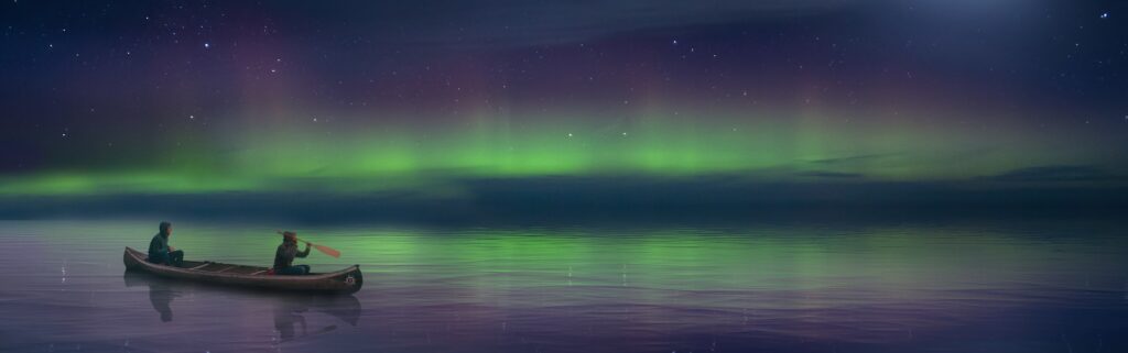 Pixabay Northern Lights Moon Boat copy